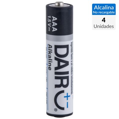 Pack de 4 pilas alcalinas AAA 1.5V