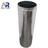 Tubo Metálico Galvanizado 12 Pulgadas Para Ventilación