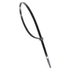 FIXSER - Amarra cables 2,5x100 mm 25 unidades Negro