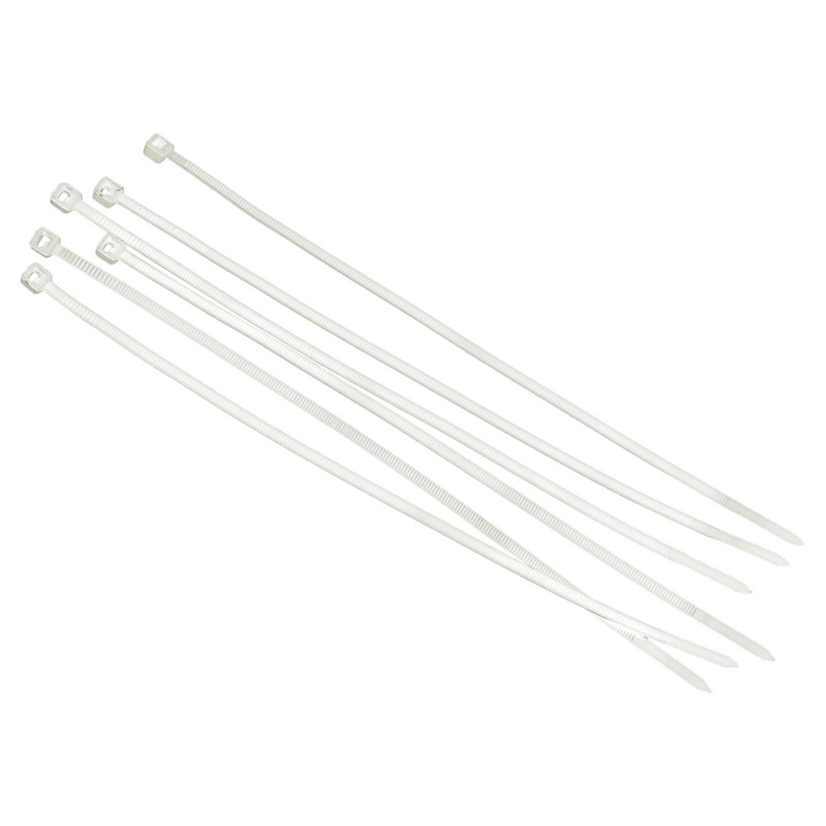 FIXSER - Amarra cables 3,6x150 mm 25 unidades Blanco