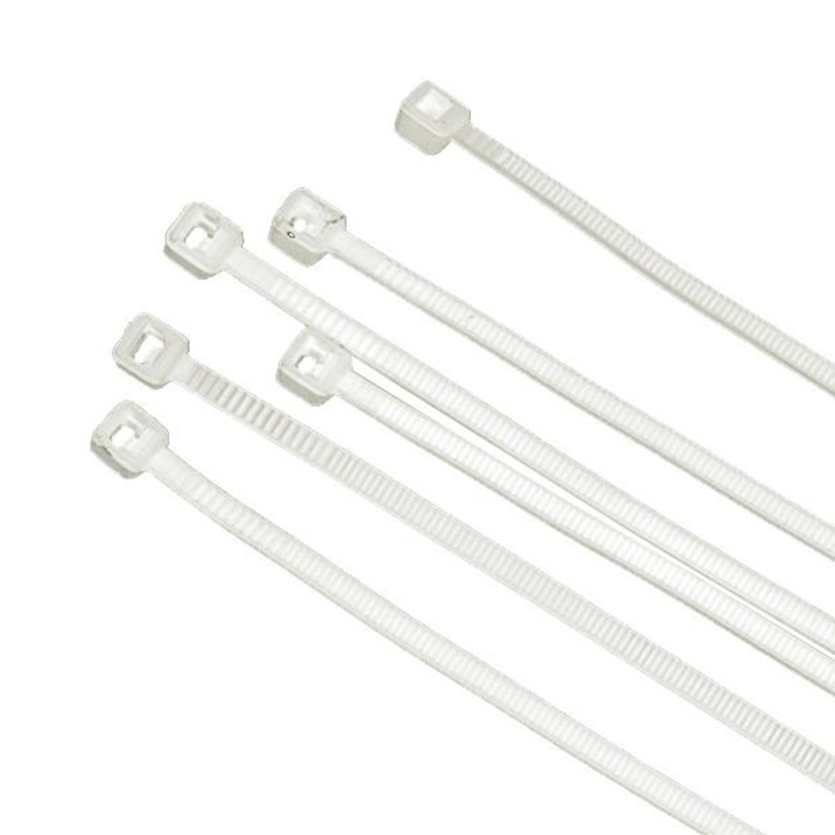 FIXSER - Amarra cables 3,6x150 mm 25 unidades Blanco