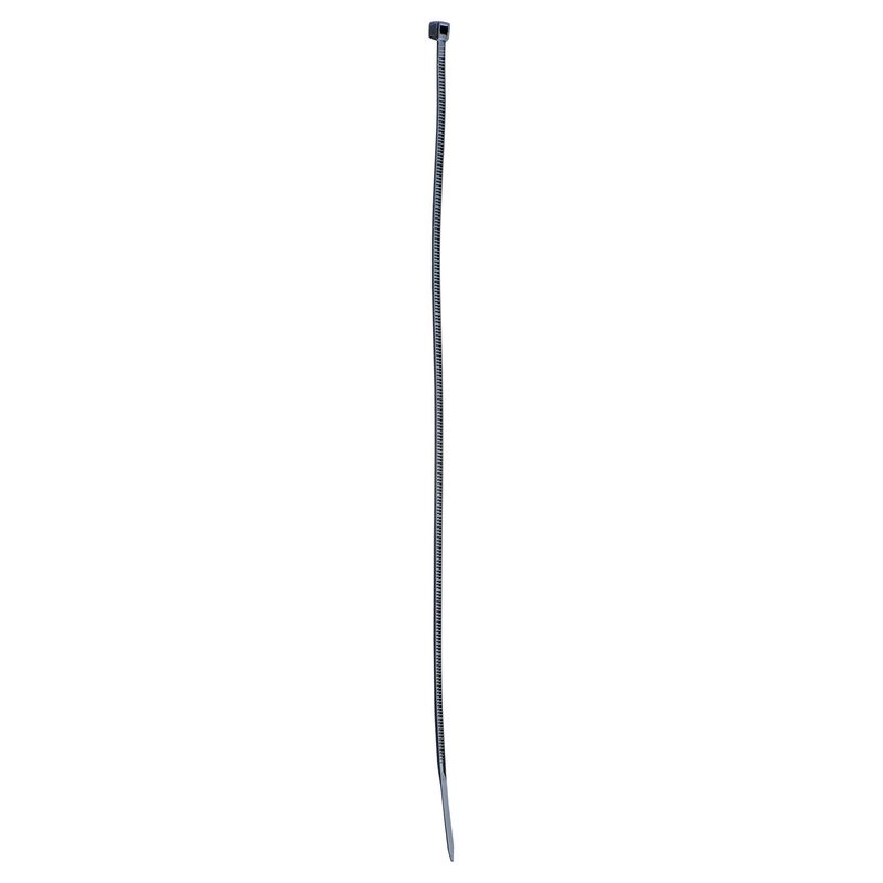 FIXSER - Amarra cables 2,5x200 mm 25 unidades Negro