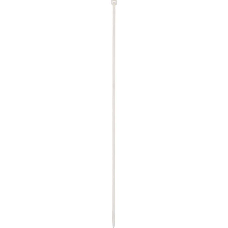 FIXSER - Amarra cables 2,5x200 mm 25 unidades Blanco