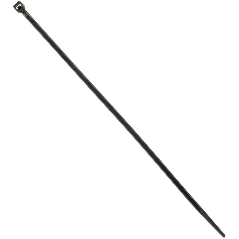 FIXSER - Amarra cables 3,6x200 mm 25 unidades Negro