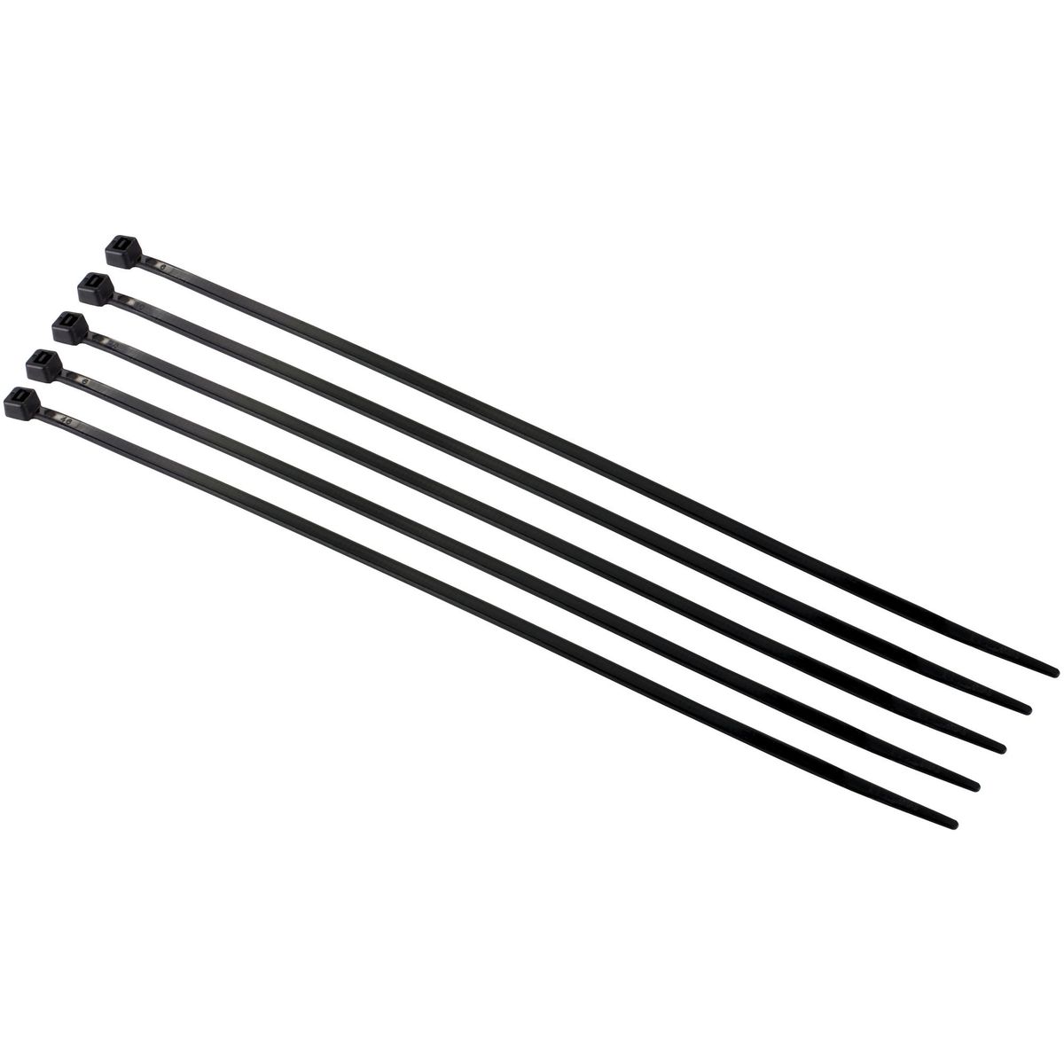 FIXSER - Amarra cables 3,6x200 mm 25 unidades Negro