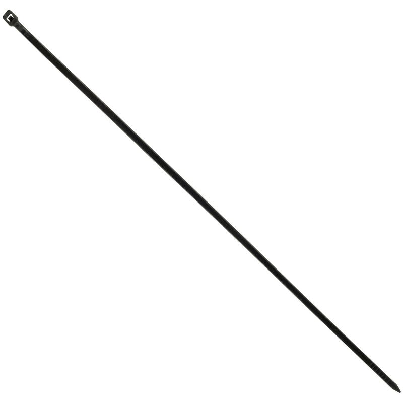 FIXSER - Amarra cables 3,6x250 mm 25 unidades Negro