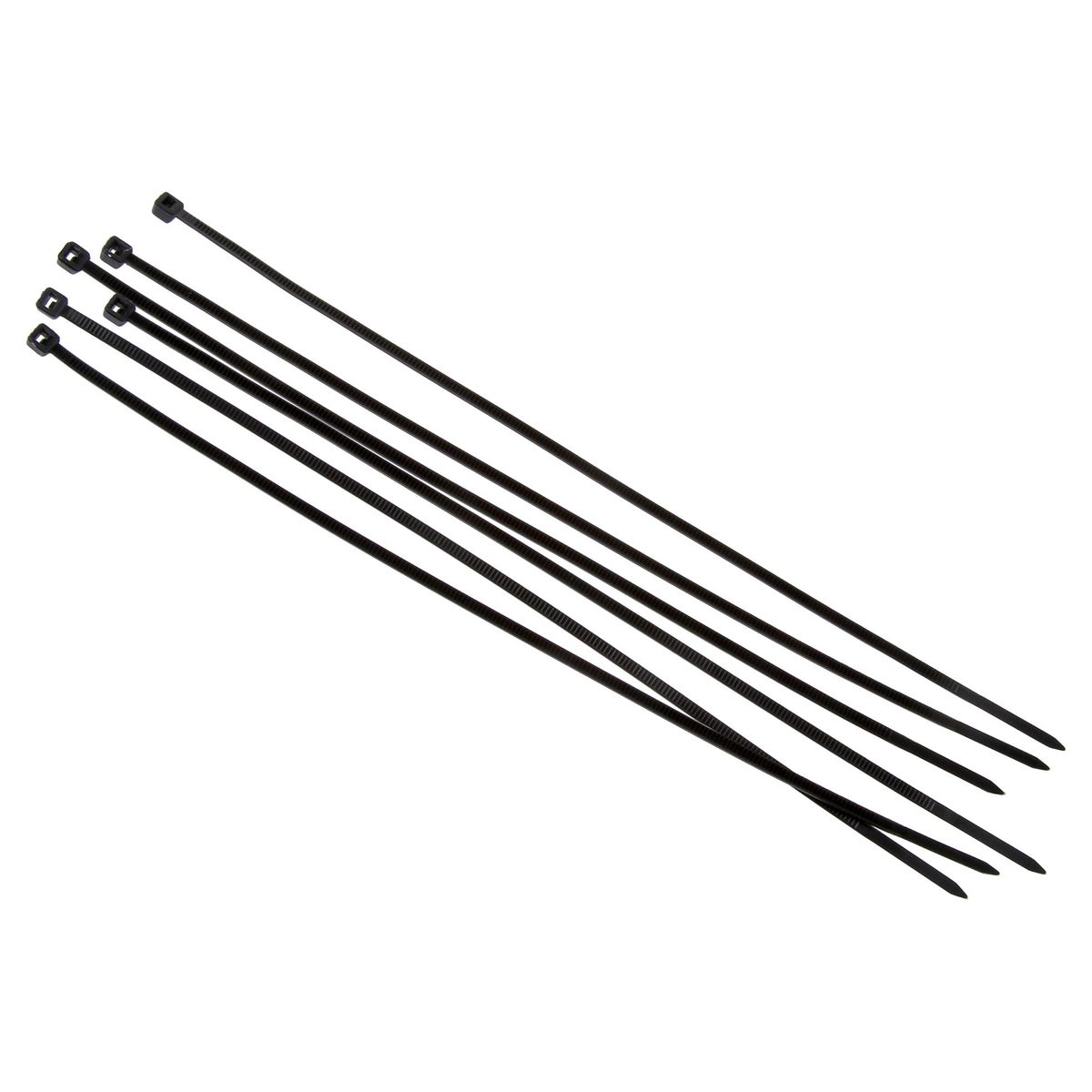 FIXSER - Amarra cables 3,6x250 mm 25 unidades Negro