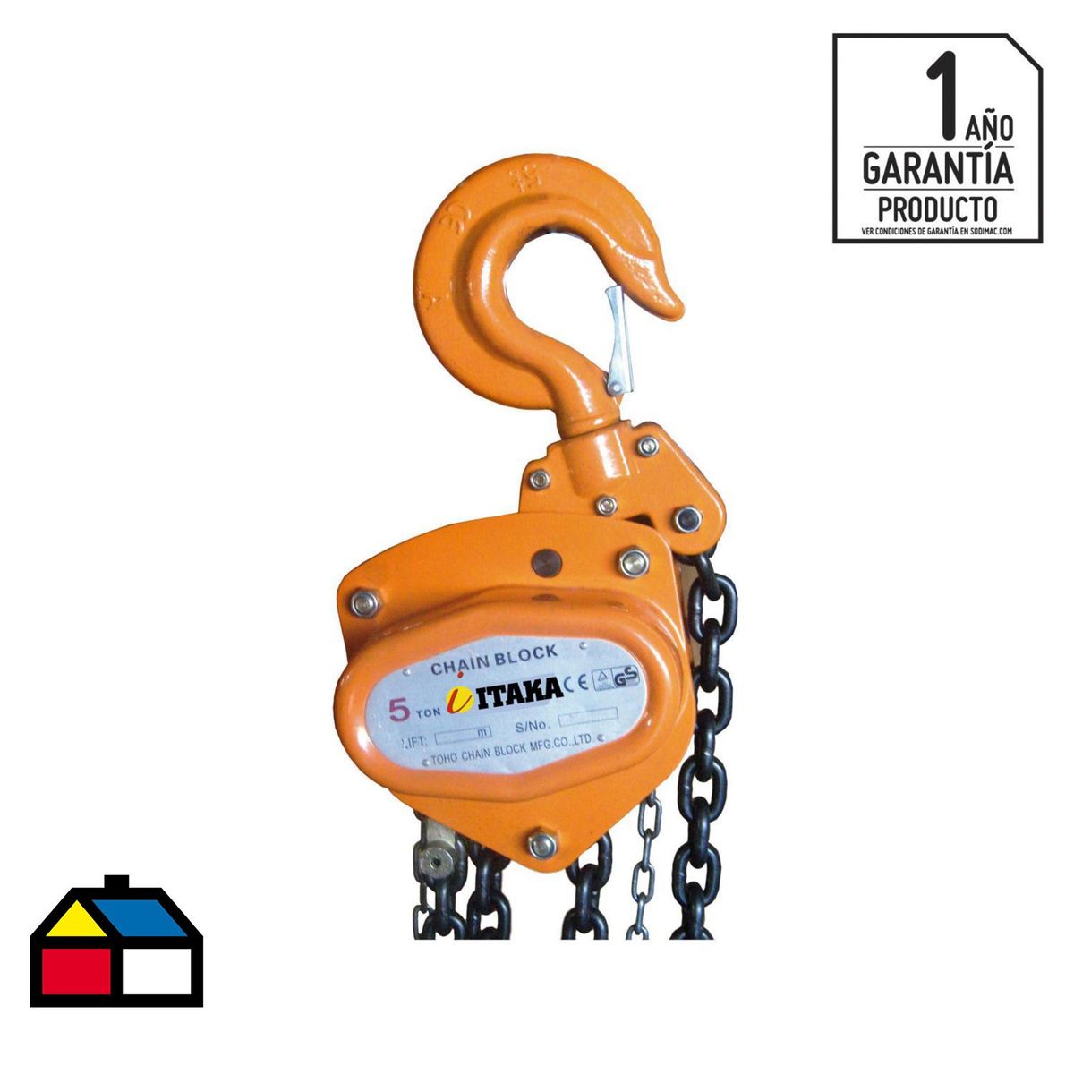 ITAKA - Tecle cadena 5 toneladas