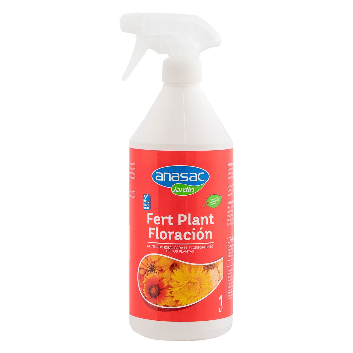 ANASAC - Fertilizante para plantas y flores Fert Plant LPU 1 litro botella