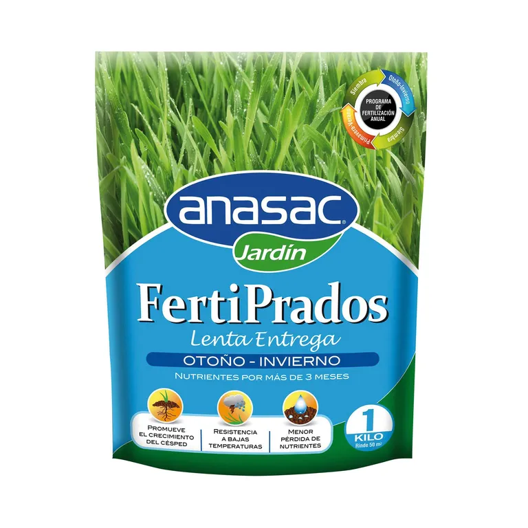 Fertilizante para césped otoño-invierno 1 kg bolsa