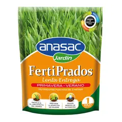ANASAC - Fertilizante para césped Fertiprados Lenta Entrega Prim-Ver 1kg bolsa