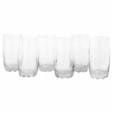 Set vasos de vidrio 344 ml Whisky 6 unidades