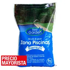 BEST GARDEN - Semilla de Pasto Piscina 5 kg Saco