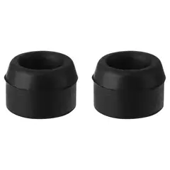 GOMAHOGAR - Set de topes para puerta 2 unidades negro