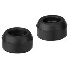 GOMAHOGAR - Set de topes para puerta 2 unidades negro