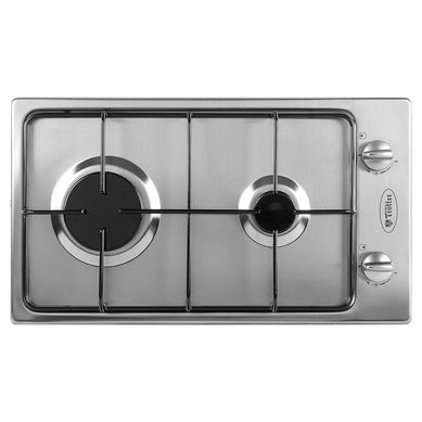 Encimera Gas 2 Platos Silver DOMINO 2 GL