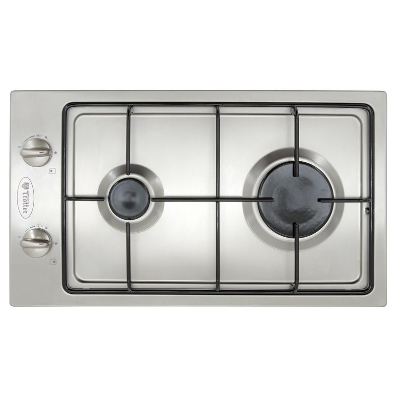 ALBIN TROTTER - Encimera Gas 2 Platos Inox Domino 2E