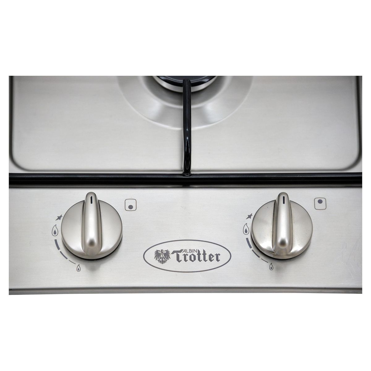 ALBIN TROTTER - Encimera Gas 2 Platos Inox Domino 2E