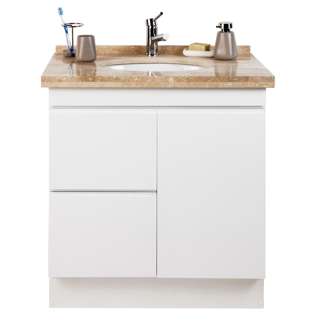 MENARD - Mueble vanitorio 80x72x48 cm blanco