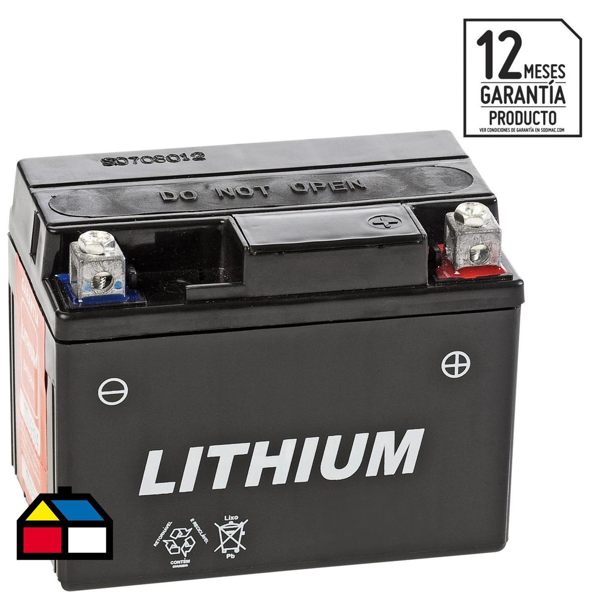 AUTOSTYLE - Batería de Moto 4 Ah Positivo Derecho 