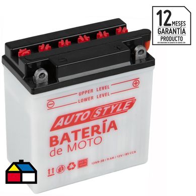 Batera para moto 9 A positivo derecho 85 CCA