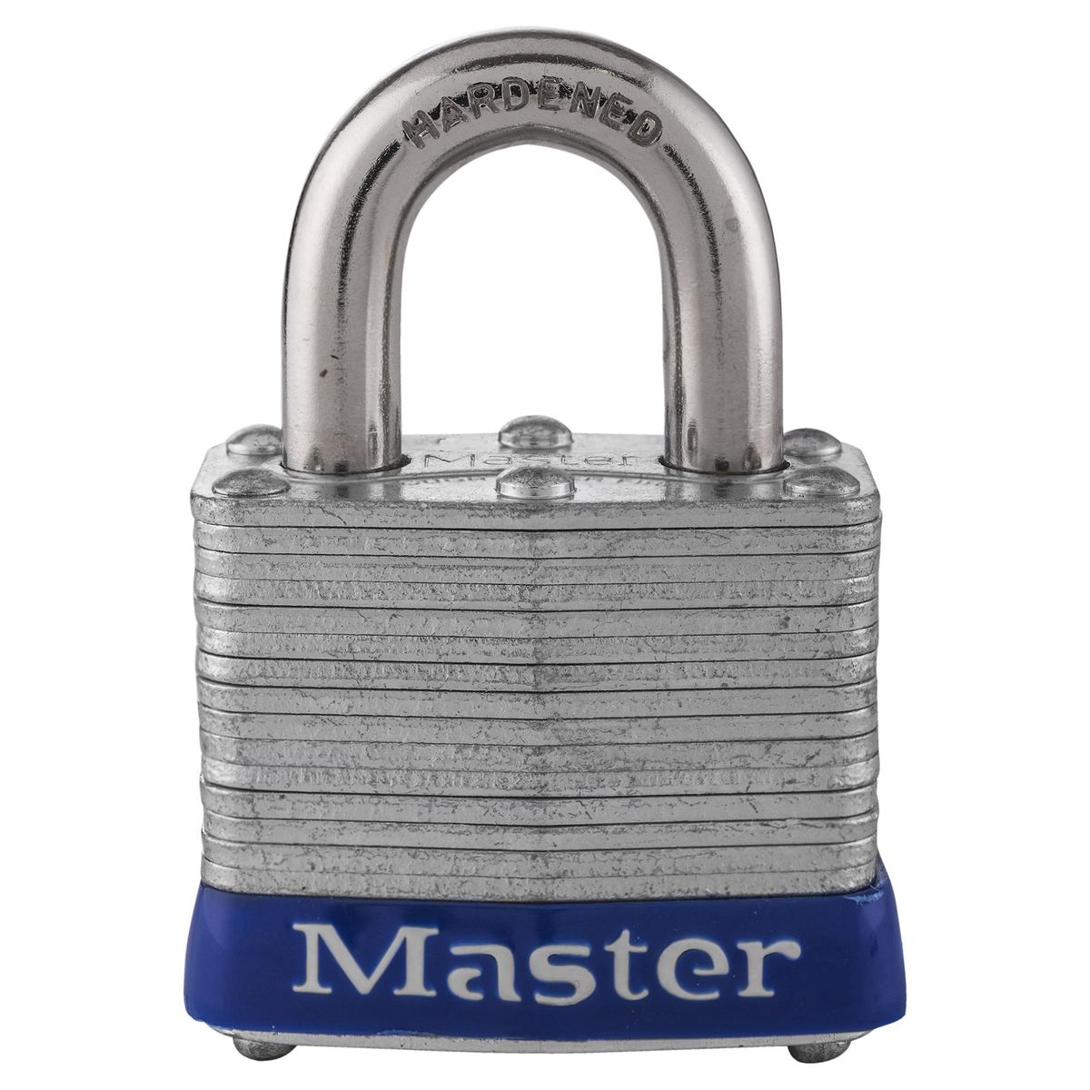MASTER LOCK - Set de candados 40 mm acero laminado con llave 4 unidades