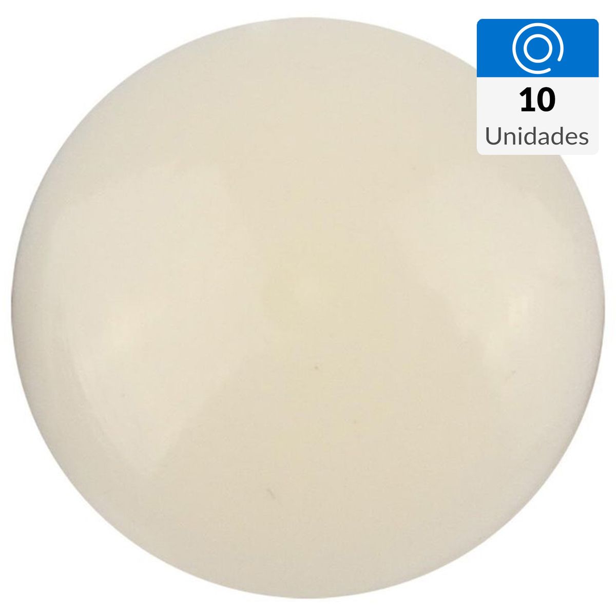 RH - Tapa soberbio grande para tornillo 10 unidades crema