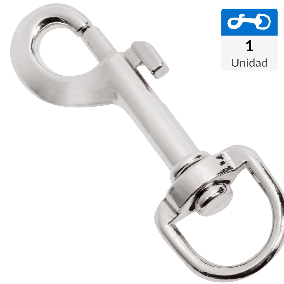 FIXSER - Mosquetón con argolla 2" x 3/8"