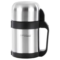 Termo Multipropósito 750 ml Plateado/ Negro