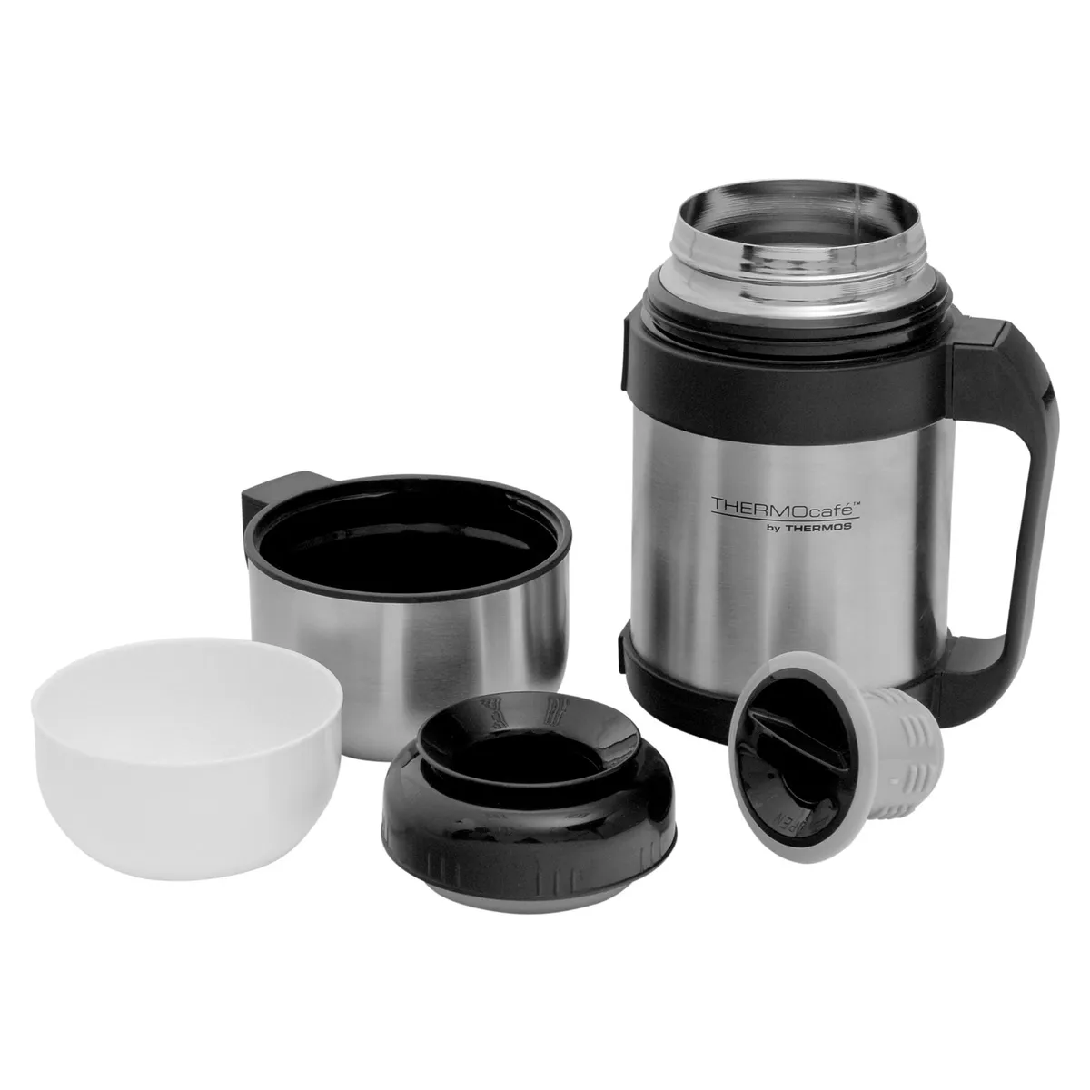 THERMOS - Termo Multipropósito 750 ml Plateado/ Negro