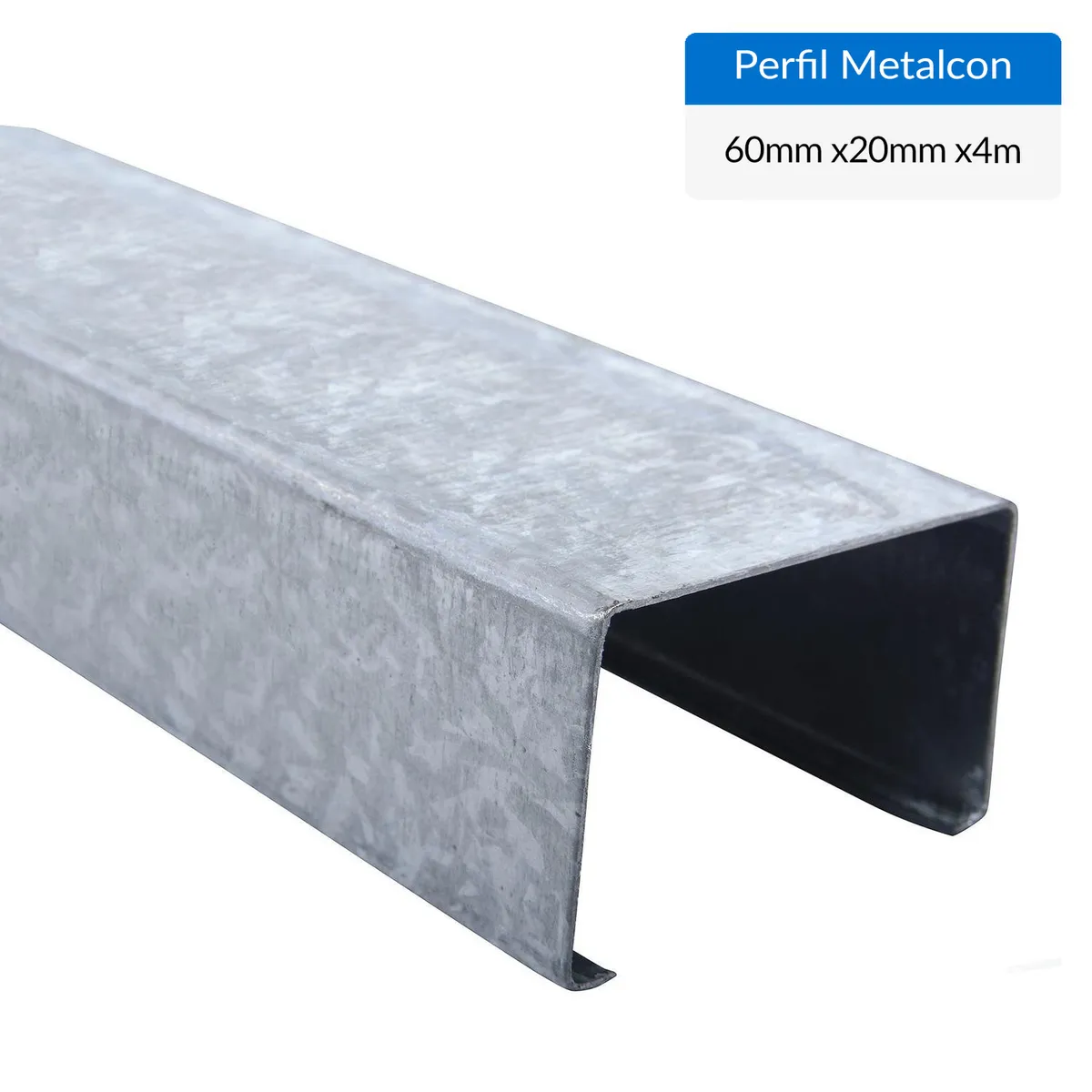 GENERICO - Perfil C Metalcon Estructural Metal 60x20x0.85 mm 4 m
