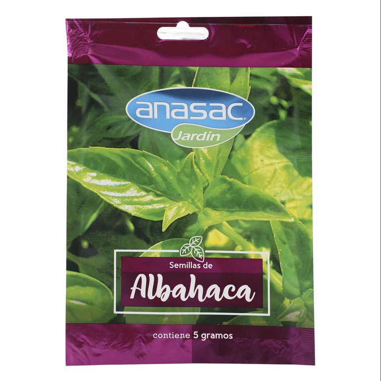 Semillas Albahaca Sachet