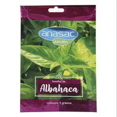 ANASAC - Semillas Albahaca Sachet