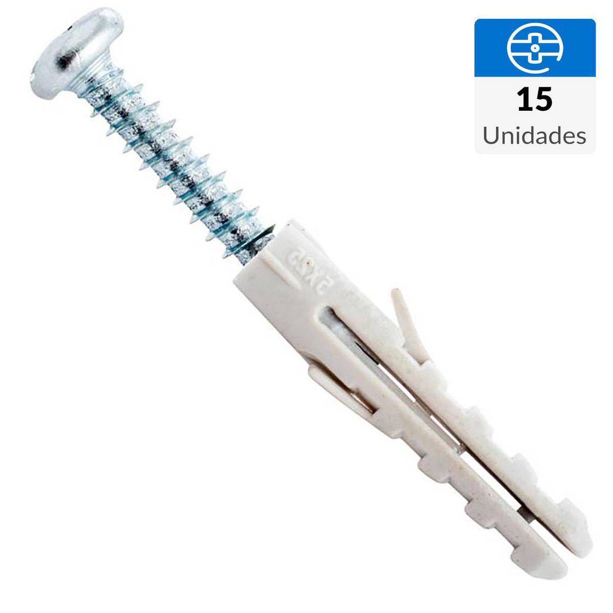 FIXSER - Tornillo Roscalata Cabeza Phillips Metal 1 " 6 mm 15 unidad(es)