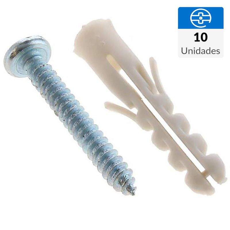 FIXSER - Tornillo Roscalata Cabeza Phillips Metal 1-1/4 " 4.2 mm 10 Unidades