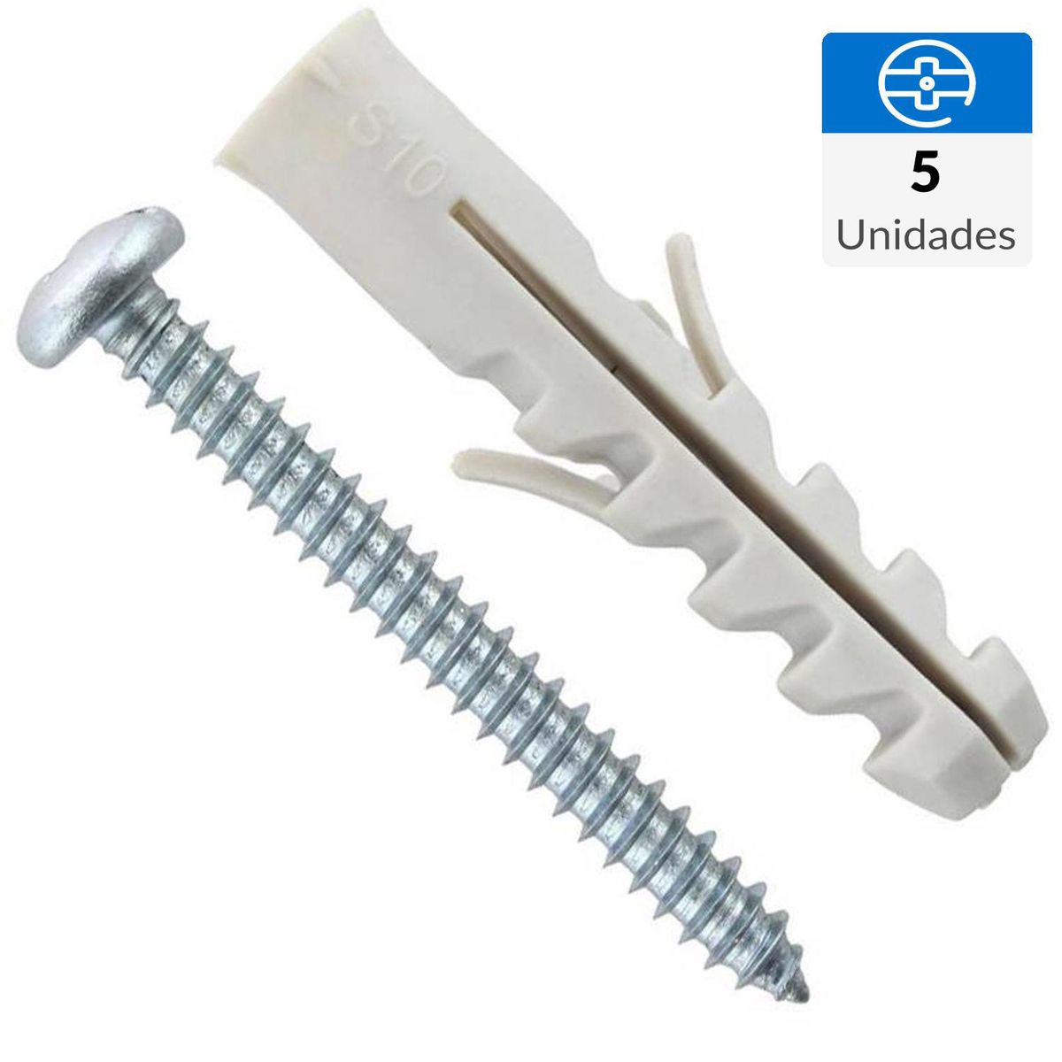 FIXSER - Tornillo Roscalata Metal 1-1/2 " 10 mm 5 unidad(es)