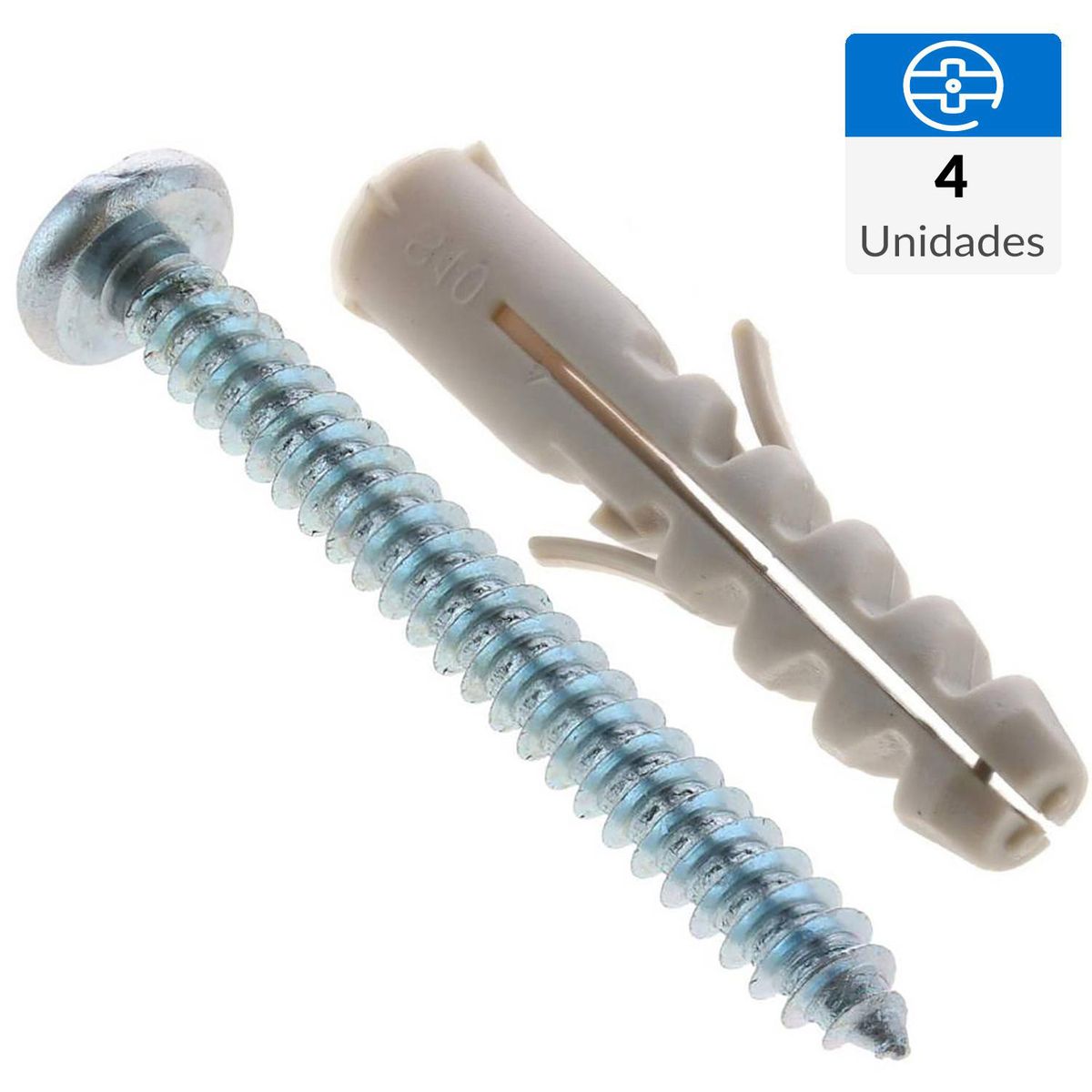 FIXSER - Tornillo Roscalata Metal 2 " 12 mm 4 unidad(es)