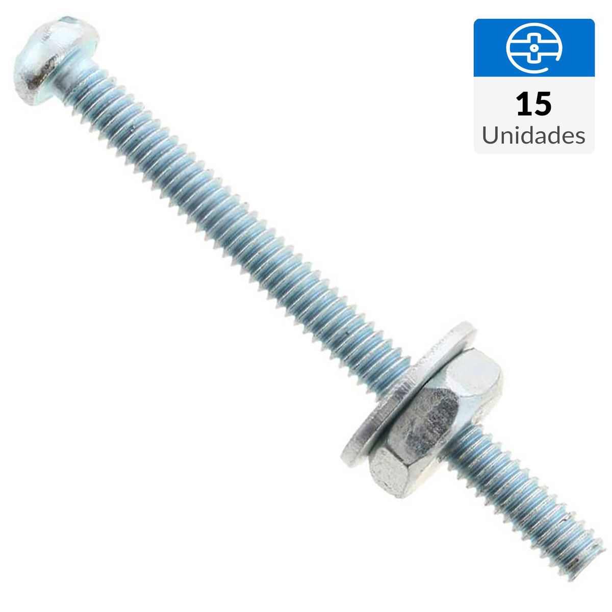 FIXSER - Perno 1/8X1 1/2+Tuerca+Gol 15U