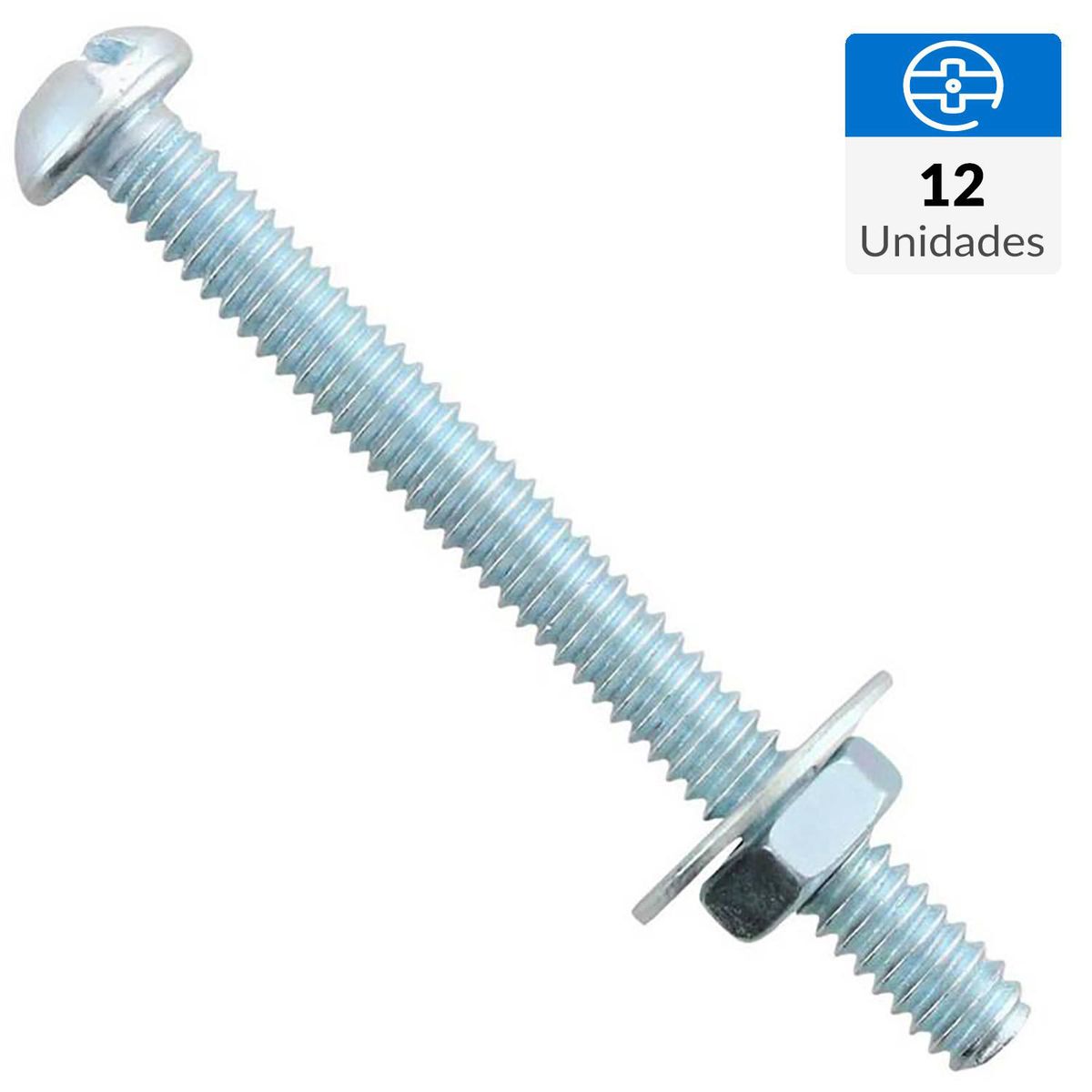 FIXSER - Perno 5/32X2"+Tuerca+Golil 12U