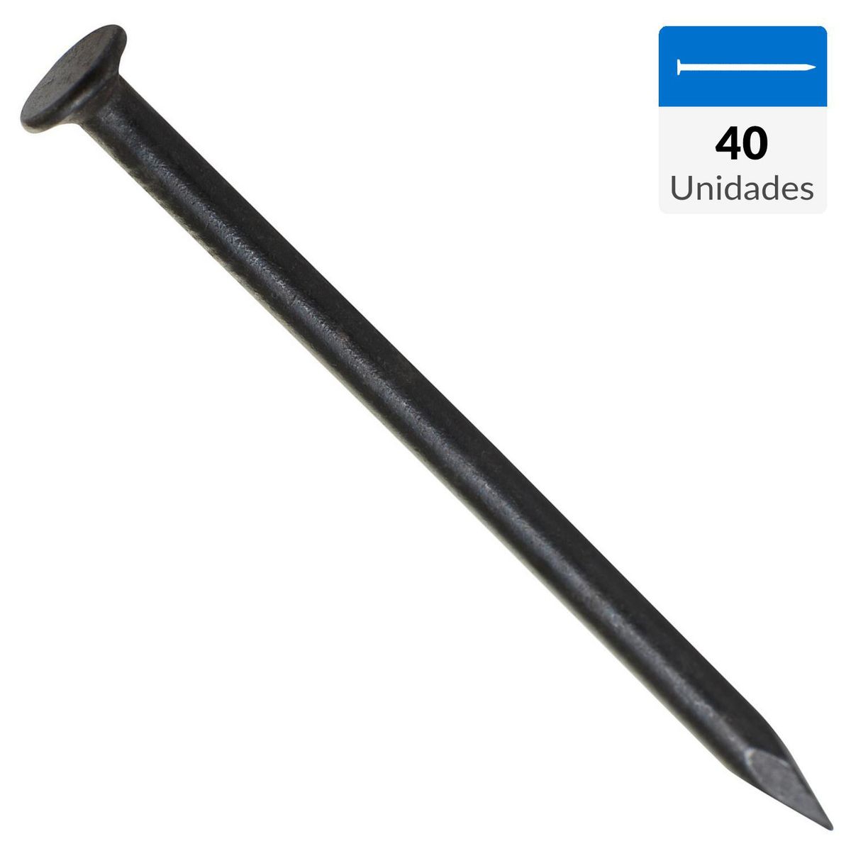 FIXSER - Clavo para concreto 2,5x30 mm 40 unidades