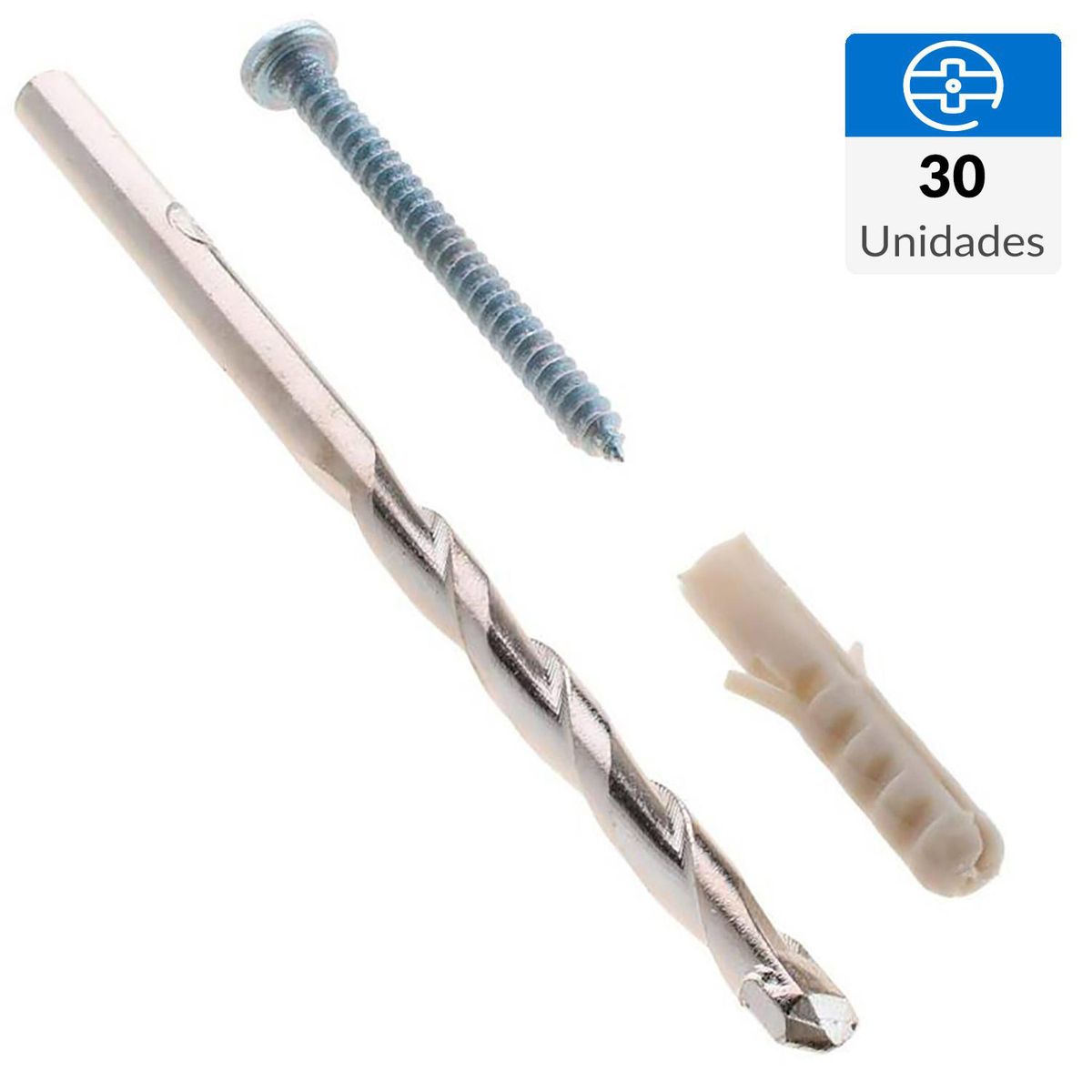 FIXSER - Tornillo Roscalata Metal 1-1/2 " 6 mm 30 unidad(es)