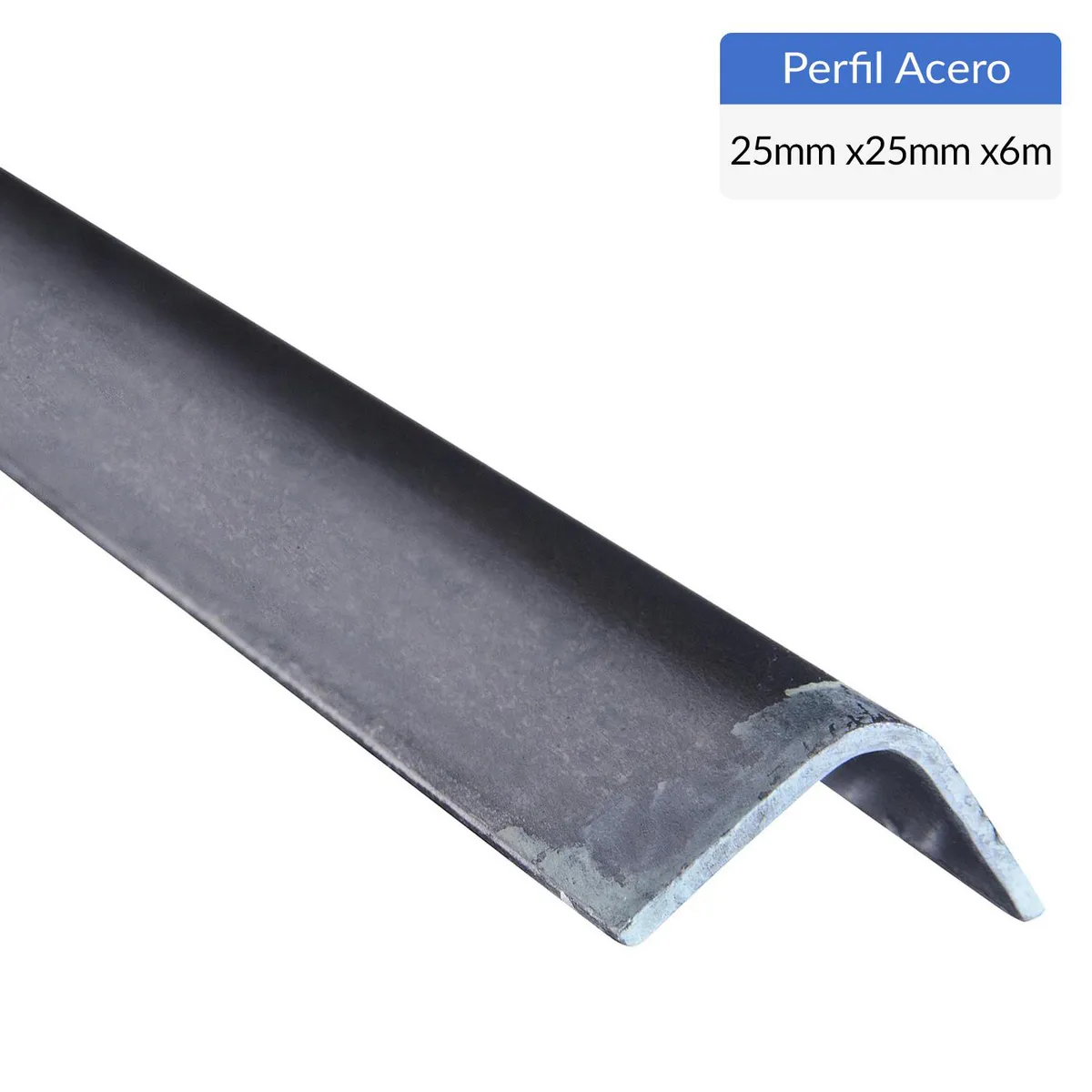 GENERICO - Ángulo Plegado Acero 25x25x2 mm 6 m