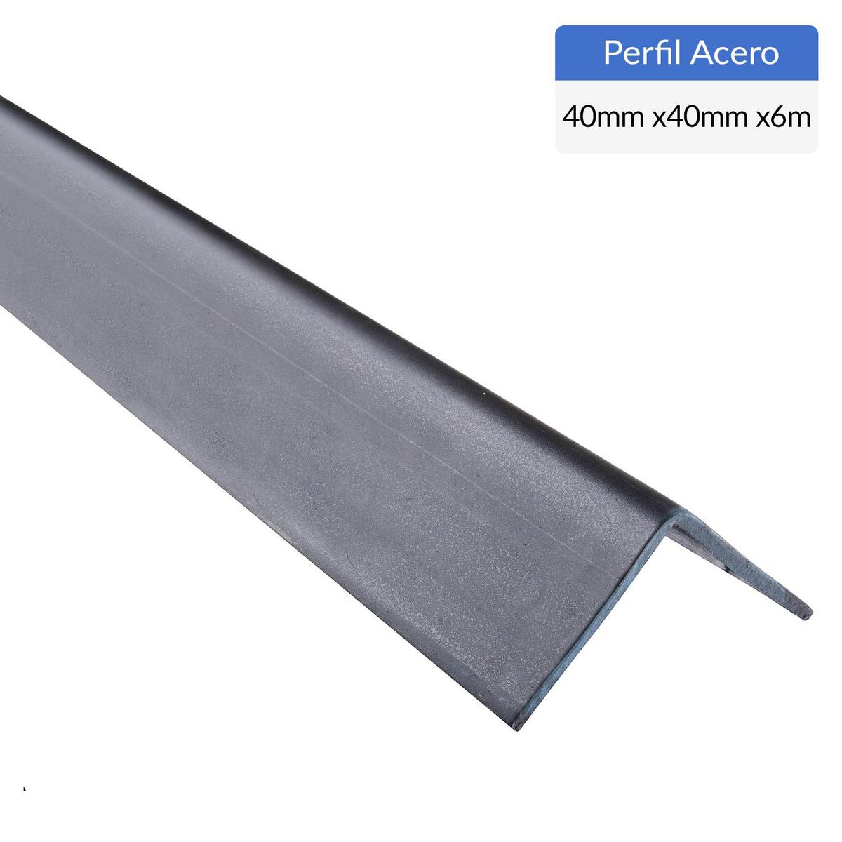 GENERICO - Ángulo Plegado Acero 40x40x2 mm 6 m