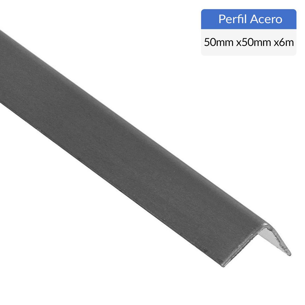 GENERICO - Ángulo Plegado Acero 50x50x3 mm 6 m