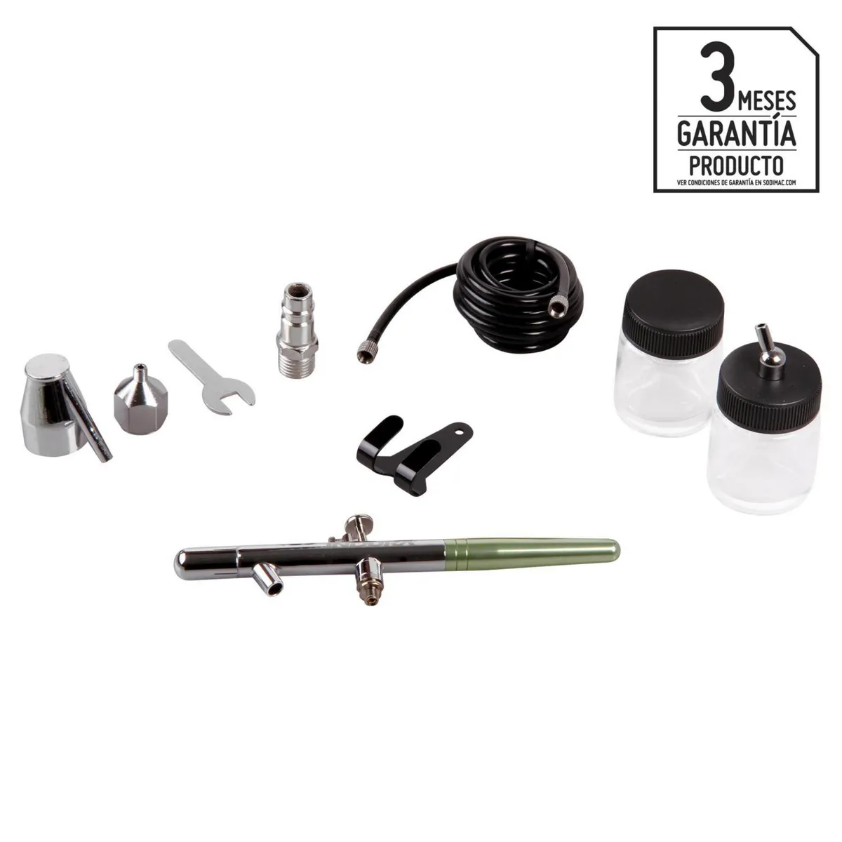 INDURA - Kit para aerógrafo 8 piezas