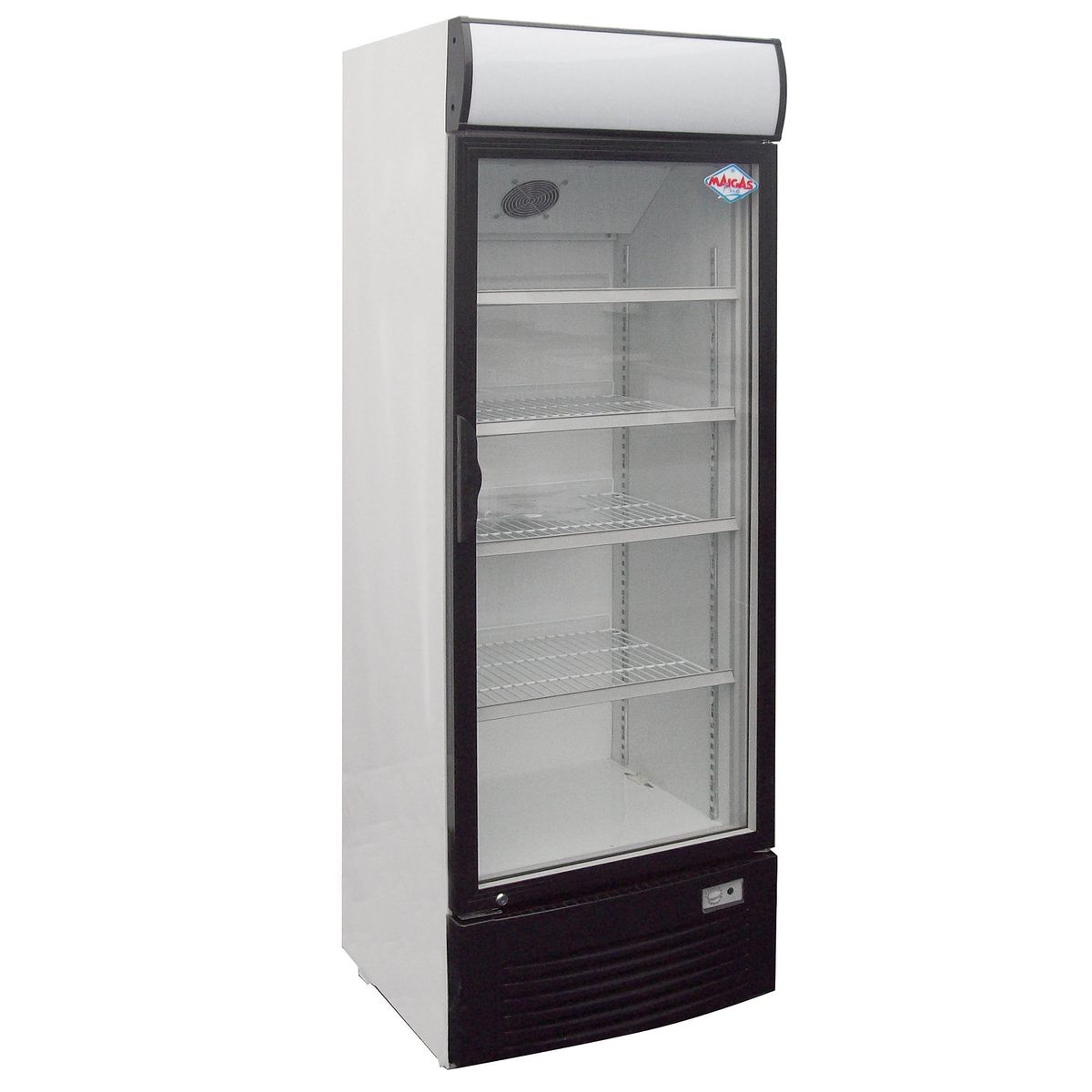 MAIGAS - Visi-Cooler 1 puerta 350 litros Negro/blanco