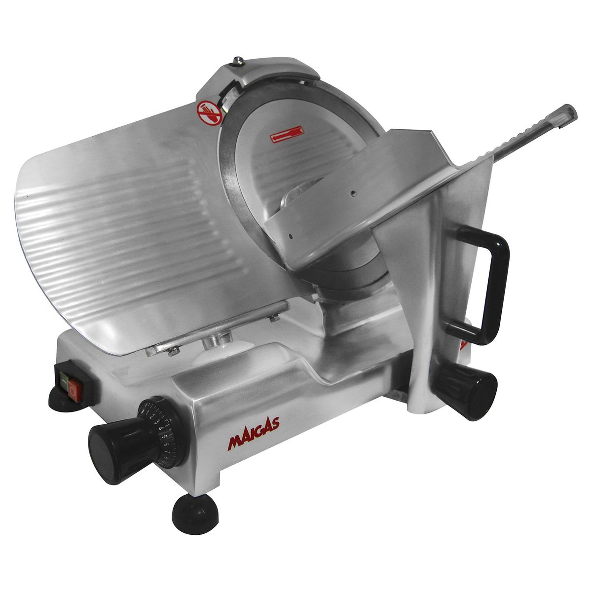 MAIGAS - Cortadora de fiambre 30 cm 250 W inox