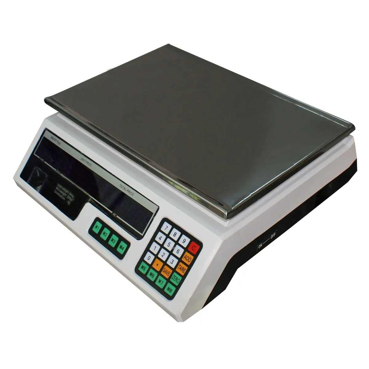 MAIGAS - Balanza electrónica 30 kg blanco