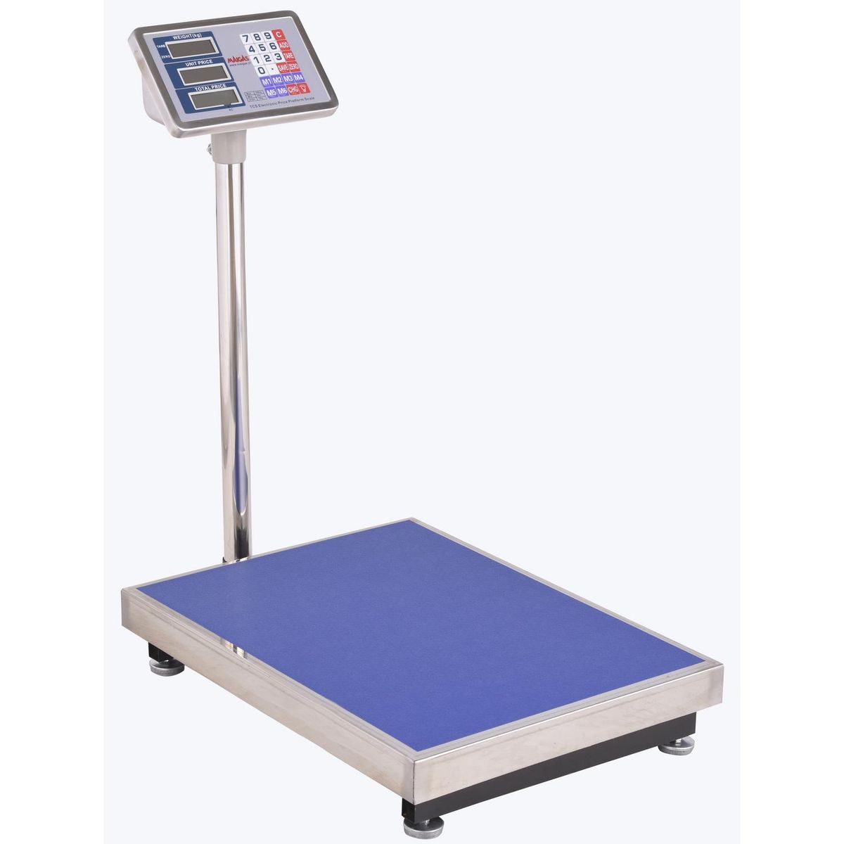 MAIGAS - Balanza electrónica 300 kg gris/azul