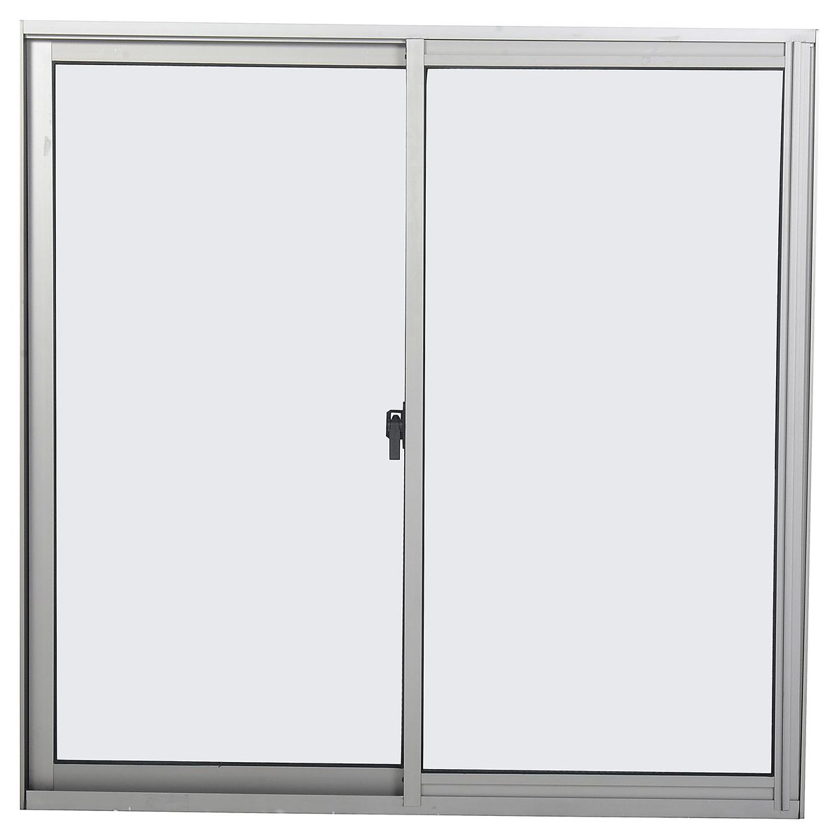 Ventana aluminio 121x100 cm monolítico mate corredera, marca WINTEC - Foto 2